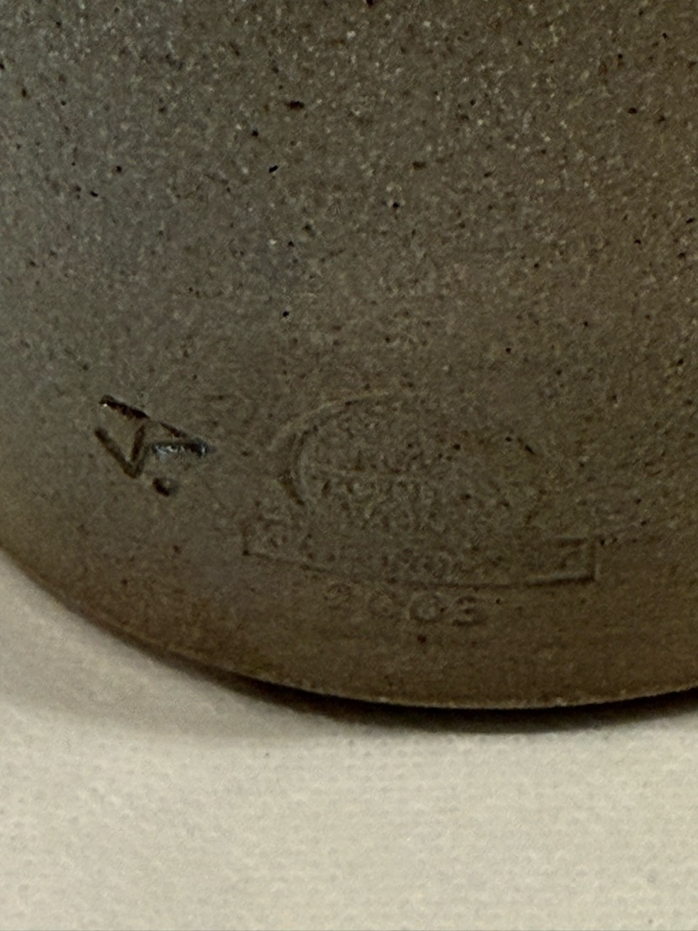 Vintage Rowe Pottery Stoneware Dragonfly Utensil Crock/Vase - Picture 2 of 7